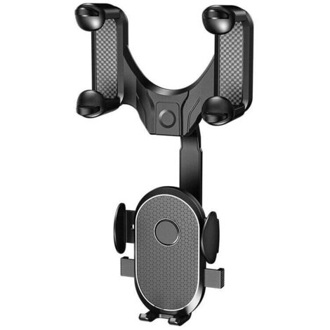 Support Téléphone Voiture Rétroviseur FONGWAN Rétractable Rotatif à 360