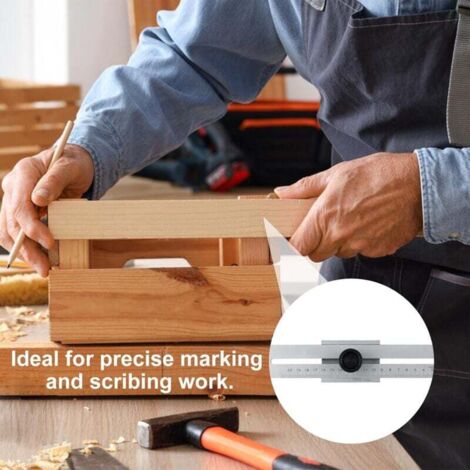 Règle à Ligne Coulissante Outil De Mesure Parallèle En Acier Au Carbone Pour Tracage De Precision 300 Mm 96310264