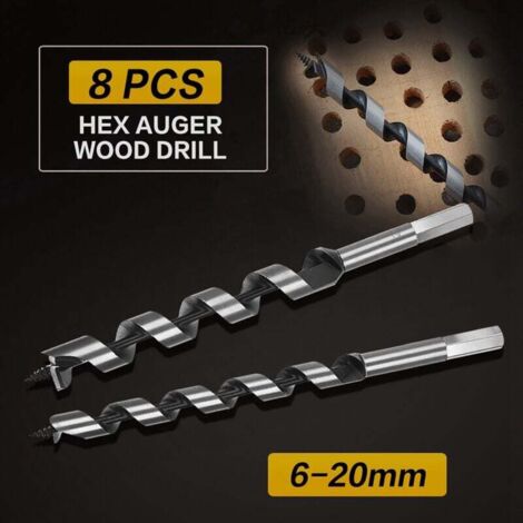 Foret Taraud à Tige Hexagonale HSS - Tarauds Métriques M2.5 à M12, Cannelures Droites, Pour Métaux Fins (<5 Mm)