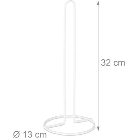 Pariszhuo Porte-Rouleau De Papier Essuie-Tout Sur Pied En Acier