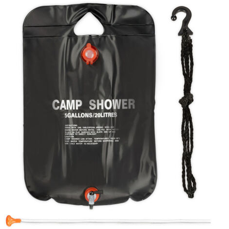 Douche de Camping FROYAK 20L à Chauffage Solaire