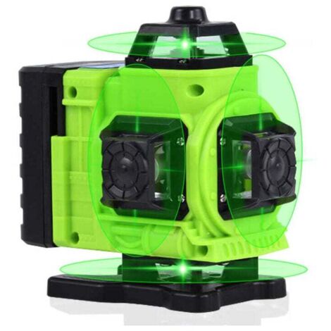 Niveau Laser 360° 4D 16 Lignes - Autonivelant Omnidirectionnel - Prise EU