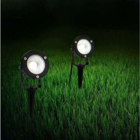 Ensemble De 6 Spots De Sol Extérieurs Modernes Noirs 35 Mm Orientables IP65 - Delux - Foto 6