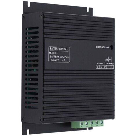 Genset Smart Charger, Chargeur de Batterie de Générateur Universel 12V 24V en Alliage d'aluminium Conversion Rapide Durable pour la Charge (ZH-CH2804A) (1/4)