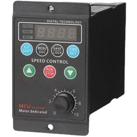 0.75kw Convertisseur de Fréquence de Pilote de Moteur de Sortie Triphasé à entrée Monophasée 220V avec Affichage à Tube Numérique à Quatre Chiffres A (1/4)