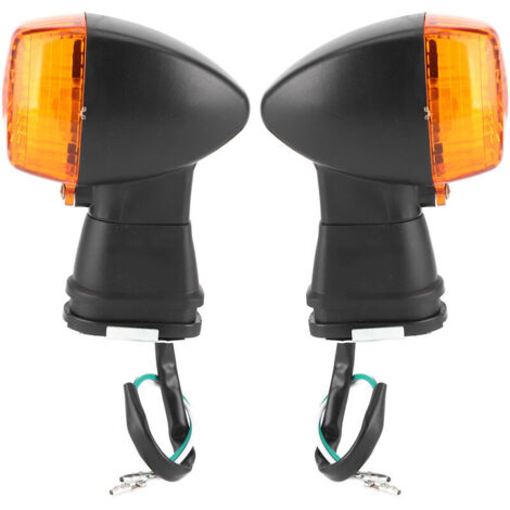 2pcs Moto Clignotant Lumière Jaune Lumière Fit pour Kawasaki ZX900 Ninja ZX-9R (1/4)