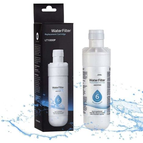 Lot de 2 filtres (LT1000P) Réfrigérateur, filtre à eau du réfrigérateur (1/4)