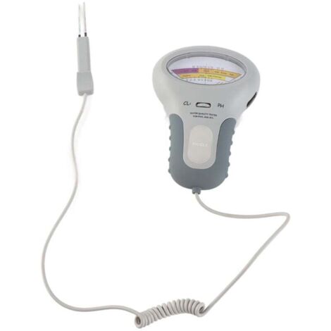 2 en 1 Chlore et pH Testeur Meter pour Piscine Spa, Portable Testeur de Qualite de l'eau avec Aiguille, PH CL2 Level Testeur Tester (1/4)