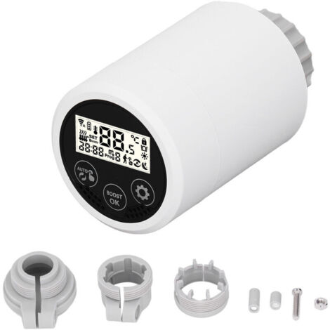 Vanne de radiateur intelligente Vanne de thermostat intelligente Contrôle d'application mobile Contrôleur de radiateur pour Zigbee (1/4)
