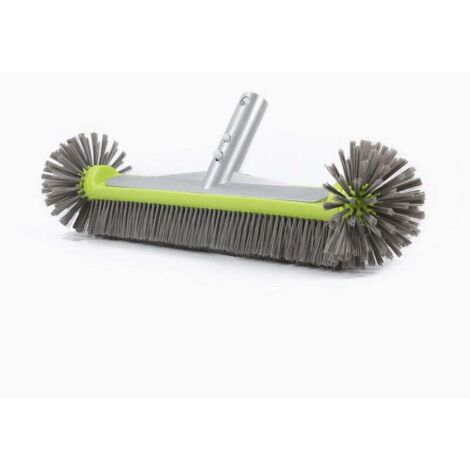 Brosse de Piscine de Remplacement 45cm, Accessoires pour Le Nettoyage des parois de la Piscine, Installation Simple, Poils hémisphériques (1/4)