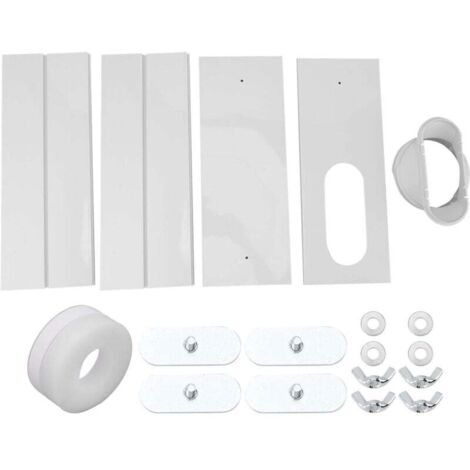 Kit d'Installation Fenêtre pour Climatiseur Portable - Panneaux PVC Réglables (140cm) - 4 Accessoires Inclus - Montage Facile (1/4)