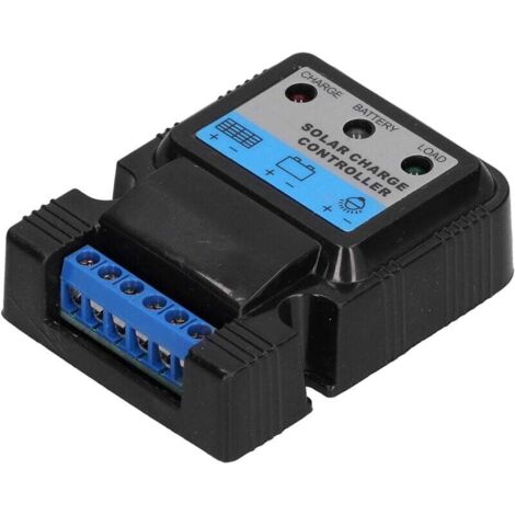 Contrôleur de Charge Solaire, Protection Contre Les surcharges de Batterie Solaire à contrôle Intelligent pour protéger la Batterie (1/4)