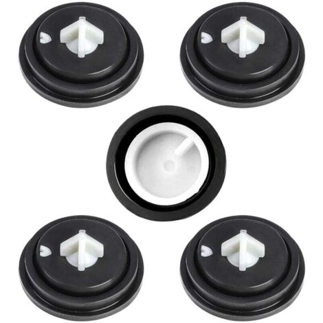 Lot de 5 rondelles à membrane pour soupape de chasse d'eau, membranes pour soupape à flotteur, réparation facile de la chasse d'eau (1/4)