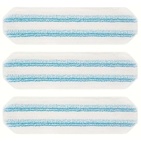Chiffon de nettoyage en microfibre double usage  pour balai plat, pour une utilisation à sec et humide. (1/4)