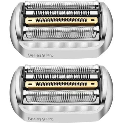 Lot de 2 têtes de rasoir de rechange, compatibles avec le rasoir Braun Series 9 Pro pour hommes, têtes de rechange (92S/2 pièces)
