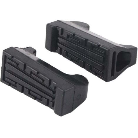 Paire de repose-pieds avant en caoutchouc  pour Yamaha YBR125 – Antidérapants, durables et de remplacement direct (1/4)