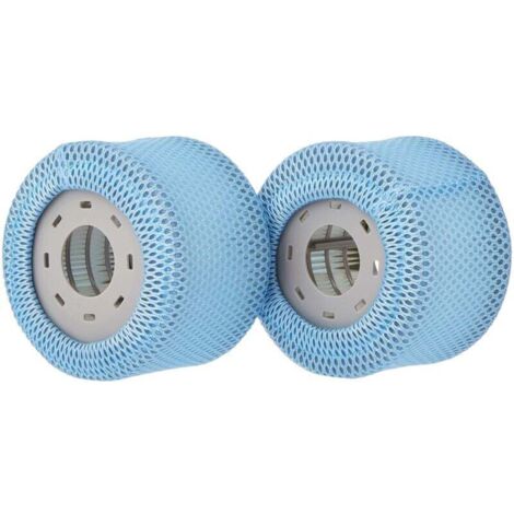 Lot de 2 cartouches filtrantes de rechange pour jacuzzi 90 plis Blanc Taille unique (1/4)