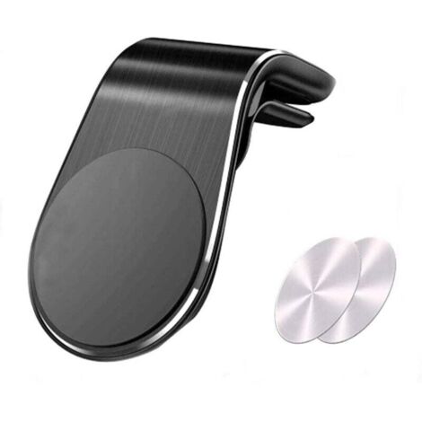 Support Voiture Magnétique à Grille d'aération Support Téléphone Voiture Universel pour iPhone XS XS Max XR X 8 Plus 7 Plus, Galaxy S10 S10+ S9+ Huawei P30 Pro P9 P10 and More (1/4)
