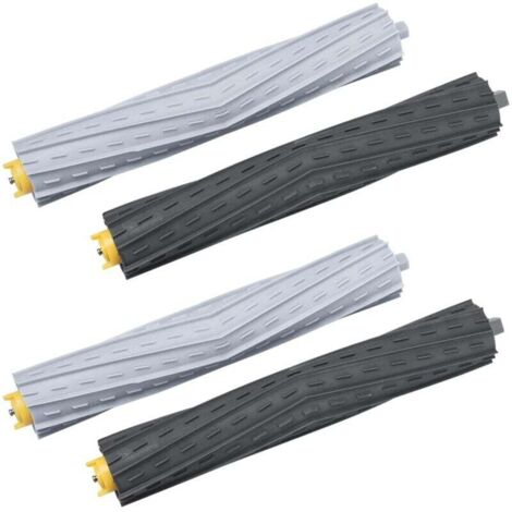Accessoires de Brosse pour iRobot Roomba 800 & 900 Série, Brosse Principale pour 860 861 865 866 870 871 880 885 886 890 900 960 966 980 Robot Aspirateur avec 4 Brosses en Caoutchouc (1/4)