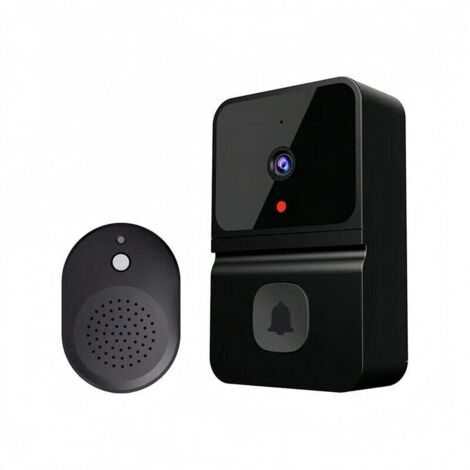 Sonnette sans fil , caméra vidéo, sonnette intelligente, idéale pour un usage domestique, facile à installer (1/4)