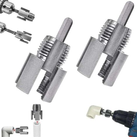 Outil de coupe de filetage de tuyau,outil de filetage interne et externe intégré,kit d'enfile-tubes en PVC compatible (1/4)