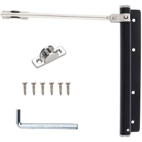 Porte Closers, Ferme Porte Automatique, Ferme Porte à Ressort, Ferme Porte en Acier Inoxydable, Réglable Ferme Portes Avec Vis, Pour les Portes Intérieures et Extérieures Maison & Bureau & Hôtel (1/4)