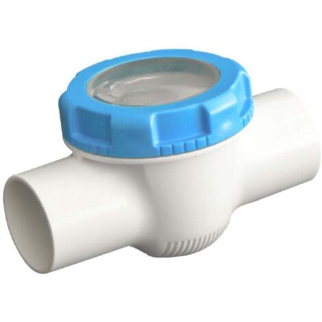 Clapets anti-retour à chambre transparente pour piscines, Piscine accessoires (1/4)