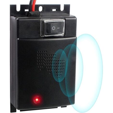 Répulsif à ultrasons Répulsif automatique à ultrasons pour animaux/souris/rats, Contrôle antiparasitaire automatique 12V Véhicule de défense contre les reurs Protection des véhicules - Dissuas (1/4)