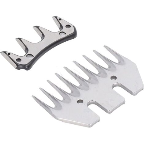 9 Dents Droite Lame De Cisaillement De Mouton Et Peignes Lames De Tondeuse De Chèvre De Remplacement Pour Ciseaux à Laine Électriques Cisaillement De Cisaillement De Poils d'Animaux (1/4)