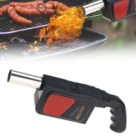 Ventilateur de Barbecue Electrique Portatif Souffleur à Barbecue Outil pour Camping Pique-Nique Barbecue en Plein Air Cadeau de Noël pour Mari (1/4)