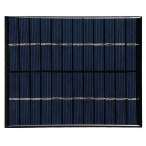Module de panneau solaire en silicium polycristallin bricolage 2W 12V pour la charge de projet de science de la lumière solaire A (1/4)