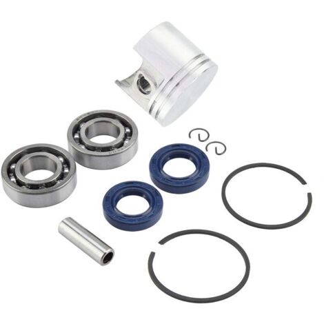 Kit de Joint D'huile de Roulement D'anneaux de Piston de 37mm, Remplacement de Haute qualité pour Tronçonneuse 017 MS170 à Usage Agricole (1/4)