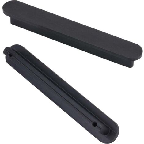 Lot de 6 poignées de meuble de cuisine en laiton noir brossé, entraxe de 128 mm - Poignées de meuble (1/4)