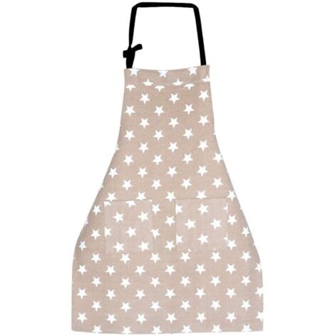 Tablier de cuisine (kaki), tablier de cuisine pour femme, tablier de cuisine réglable en coton et lin pour cuisine familiale, restaurant, barbecue (1/4)