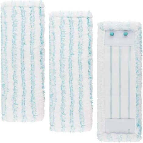 Lot de 3 Housses de Rechange Compatibles avec Leifheit Professionnel XL Micro Duo, Housses en Microfibre efficaces pour Tous Les sols, avec Une Forte Absorption d'eau et Une décontamination (1/4)