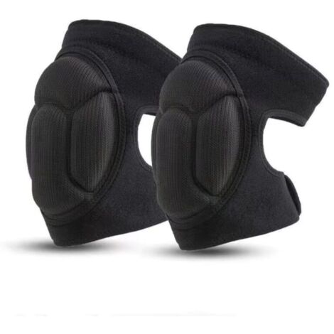 1 Paire de Genouillères de Travail, Genouillères de Jardin de Protection Noires Genouillères Antidérapantes, Anti Collision, Genouillères de Jardin Multifonctionnelles Noir (1/4)