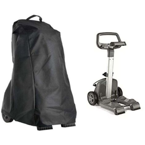 Housse de Protection pour Robot Nettoyeur de Piscine, Housse de Protection étanche pour Robot Nettoyeur, Housse Anti poussière pour Machine d'aspiration de Piscine 420D, Noir 22×26×42inch (1/4)