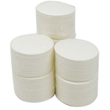 350 Pièces Filtre a Cafe Papier, 64mm Papier Filtre pour Café, Papier Filtre à Café Rond Blanc, Filtre à Papier à Café Expresso Compatible avec Machines à Café, Machines à Expresso (1/4)