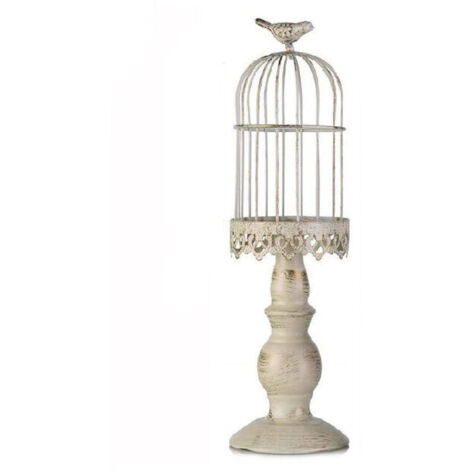 1 Pièce Bougeoir Forme de Cage à Oiseaux Décoration Vintage pour Dîner Événements Spéciaux Accessoire Charmant pour Maison Restaurant (1/4)