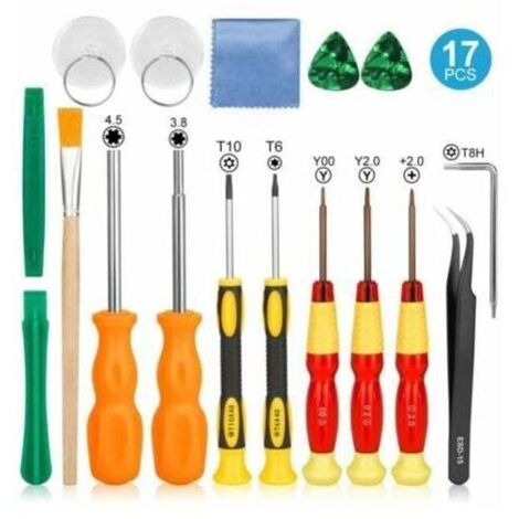 Kit de réparation de tournevis professionnel 17 en 1 pour Nintendo Switch/Joycon, New 3Ds et Nintendo Wii/Ne (1/4)