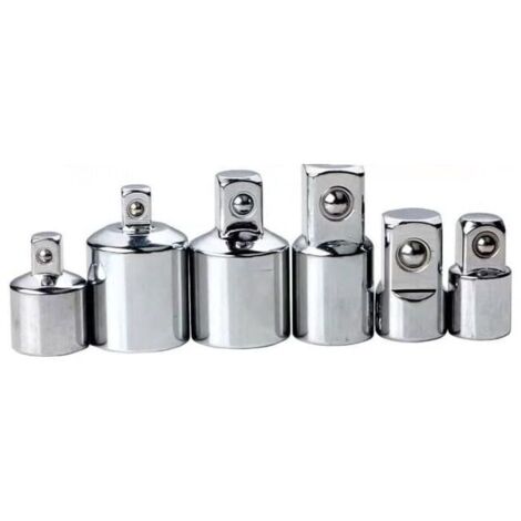 Jeu de clés à douilles 6 pces - Adaptateur Set 1/4 3/8 1/2 à 3/4 pouces - Outils L&H (1/4)