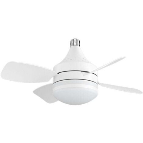 Ventilateur de plafond LED à économie d'énergie , combiné à un flux d'air puissant, installation facile, 2 en 1 (1/4)