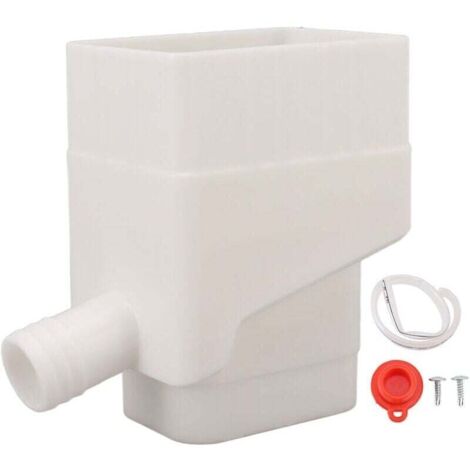 Système de Collecte d\'eau de Pluie de Tuyau de Descente, Système de Collecte d\'eau de Pluie Facile d\'entretien Standard Réutilisable Résistant aux UV Durable pour l\'extérieur pour la Pelouse (1/4)
