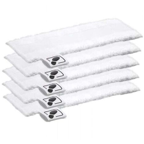 Lot de 5 Tampons en Tissu Microfibre pour Nettoyeur Vapeur EasyFix SC2 SC3 SC4 SC5 (1/4)