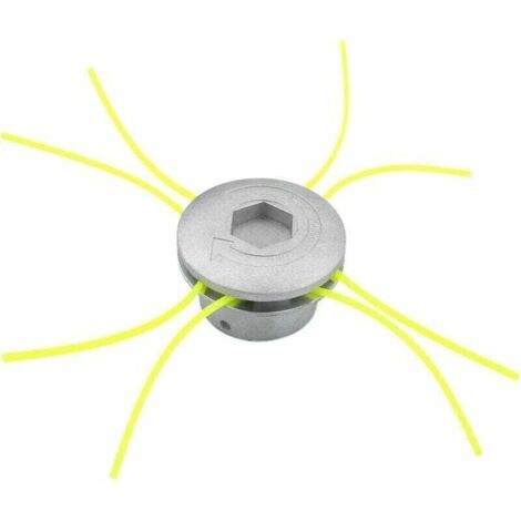 Tête de débroussailleuse universelle en aluminium, Tete Universelle Bobineaux pour jardin, pelouse, patio (1/4)