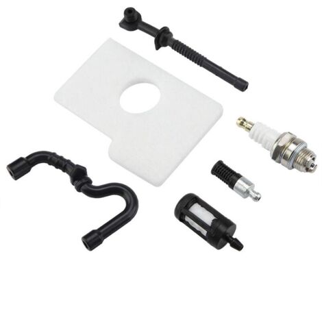 Kit de Filtre à Huile et de Bougies d'allumage de pièces de Rechange de tronçonneuse pour tronçonneuse Stihl 017018 MS170 MS180 (1/4)