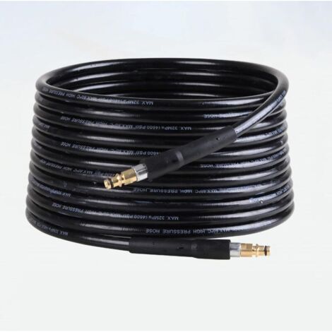 Tuyau de nettoyeur haute pression à extrémité rapide 20 m pour nettoyeur haute pression K2 K3 K4, tuyau de nettoyage de tuyaux, accessoires pour nettoyeur haute pression Karcher, tuyau d'arrosage (1/4)