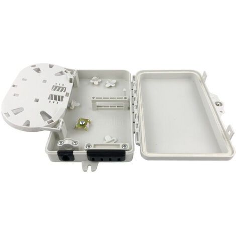 Boîte de distribution de fibre optique FTTH à 4 cœurs, boîte de distribution de fibre optique à 4 ports IP65 (1/4)