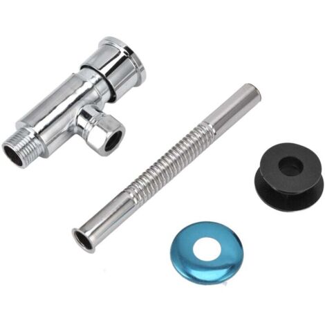 G1/2 Urinoir Flush Valve, Pièces détachées WC Valve de Chasse Valve Double pour Chasse en Alliage de Zinc Durable de Toilettes A (1/4)