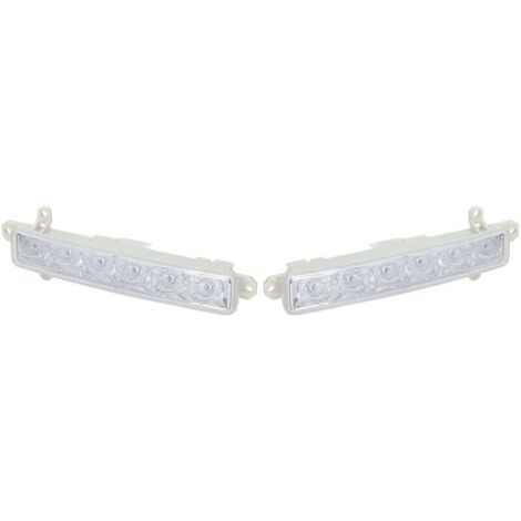 9802795580 2 Pièces Feux Diurnes de Voiture 5520280 6 LED Lumière Lumineuse Remplacement Résistant à la Chaleur pour Peugeot 301 308S 408